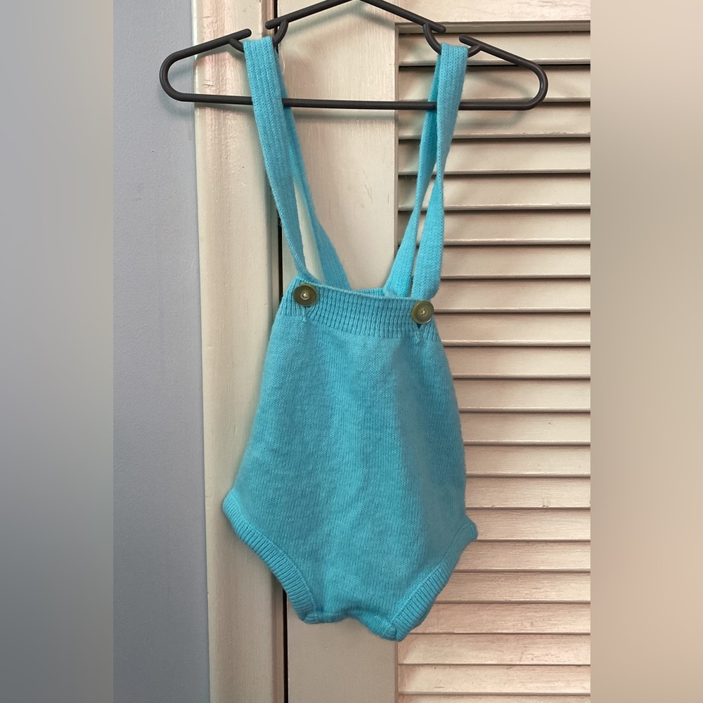 Vintage knit romper